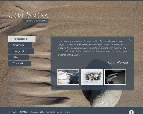 Creazione sito web per pittore | Web Agency Lecce