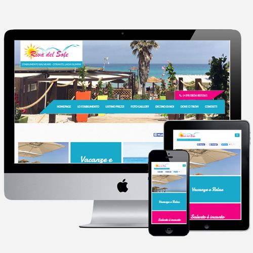 Creazione sito web per stabilimento balneare Salento