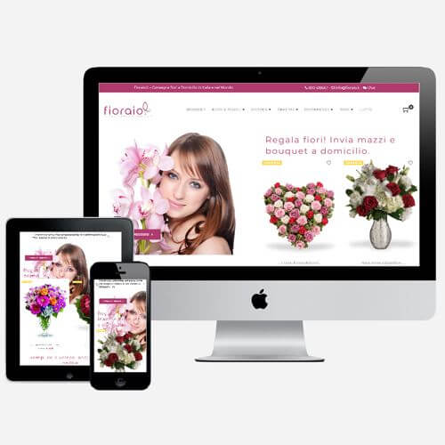Realizzazione e-commerce per vendita fiori online