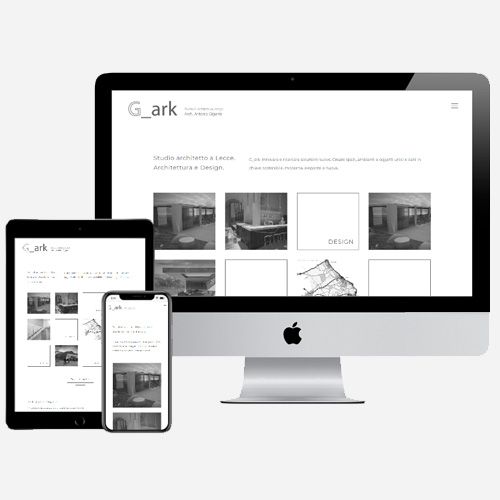 Gark.it - Realizzazione sito web per architetto Lecce