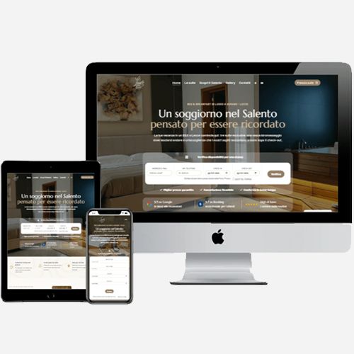 L'Incanto Suite B&B: realizzazione sito web