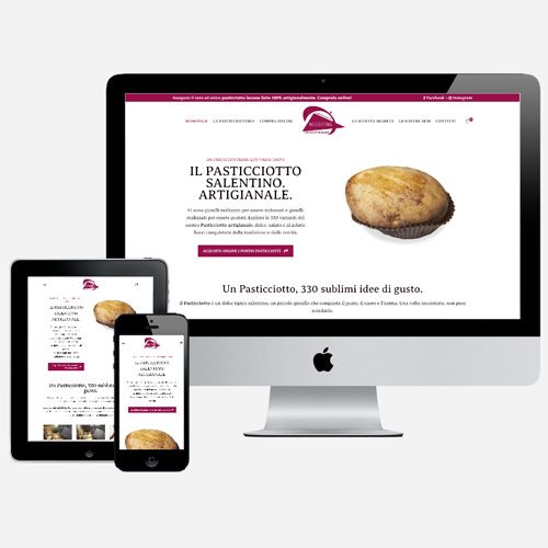 Realizzazione ecommerce per vendita online -Pasticciotteria Quo Vadis