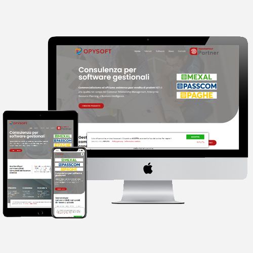 Opysoft - Realizzazione sito web 