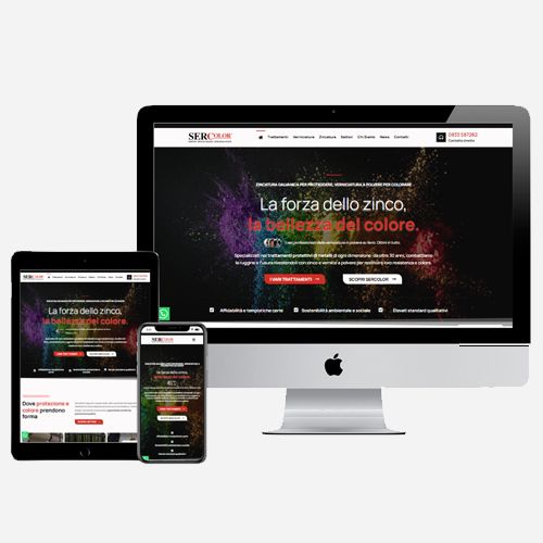SerColor | Realizzazione sito web aziendale 