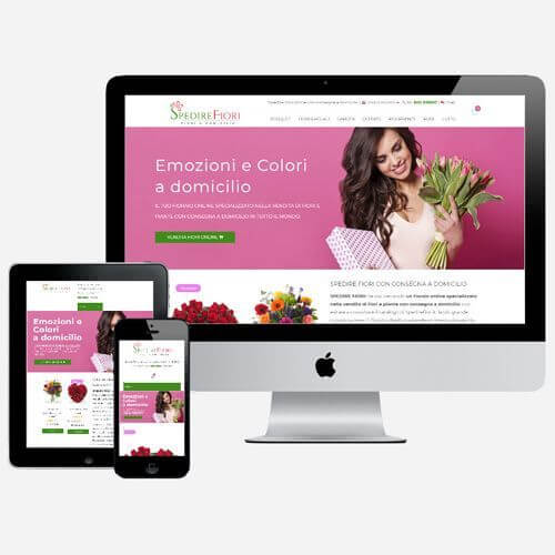 Realizzazione sito e-commerce per la vendita online di fiori