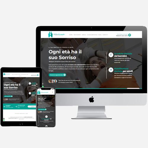 Studio dentistico De Pace | Realizzazione sito per dentista